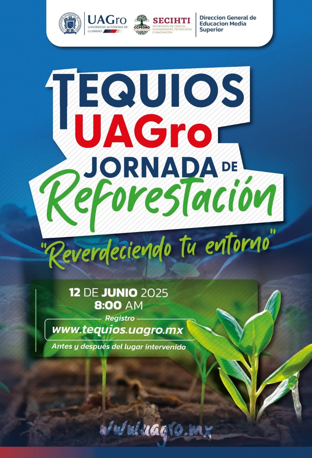 Tequios UAGro Jornada de Reforestación