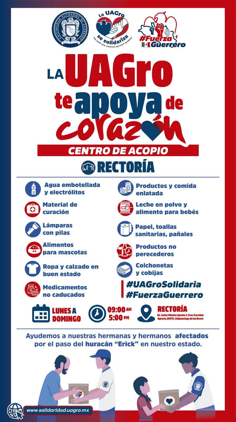 La UAGro te apoya de Corazón